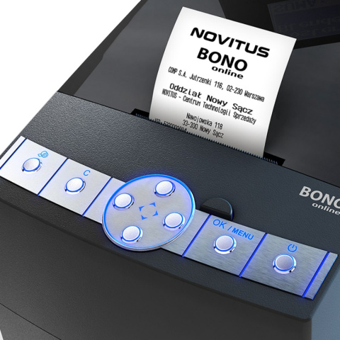 Drukarka fiskalna Novitus Bono ONLINE Drukarka fiskalna Novitus Bono ONLINE