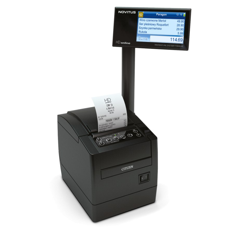 Drukarka fiskalna Novitus HD II ONLINE Drukarka fiskalna Novitus HD II ONLINE
