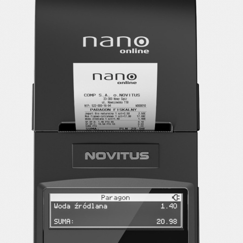 Kasa fiskalna Novitus Nano ONLINE Kasa fiskalna Novitus Nano ONLINE