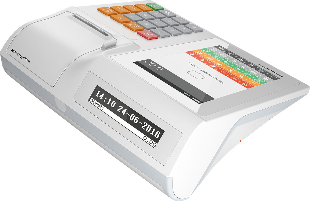 Kasa fiskalna Novitus Next ONLINE jasna Kasa fiskalna Novitus Next ONLINE jasna