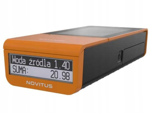 Kasa fiskalna Novitus ONE PRO pomarańczowa Kasa fiskalna Novitus ONE PRO pomarańczowa